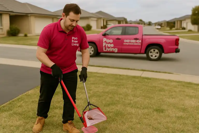 Dog waste removal and pooper scooper service in Coogee NSW by PooFree Living